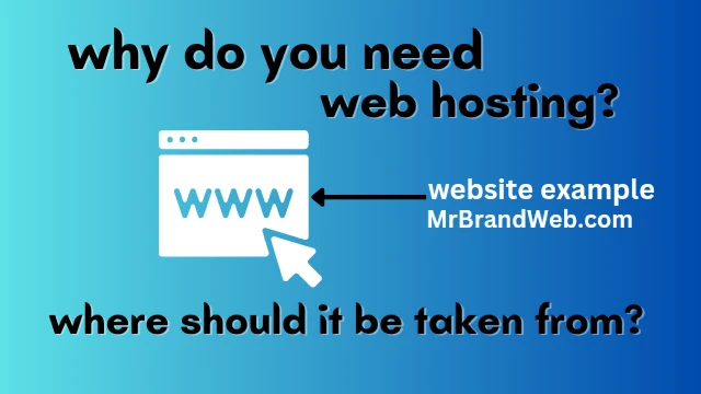 why do you need website hosting