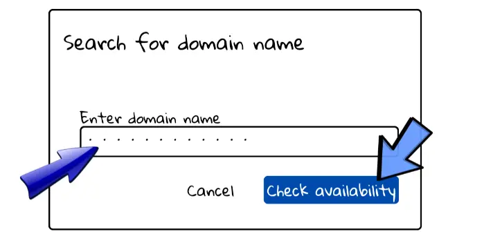 domain search option