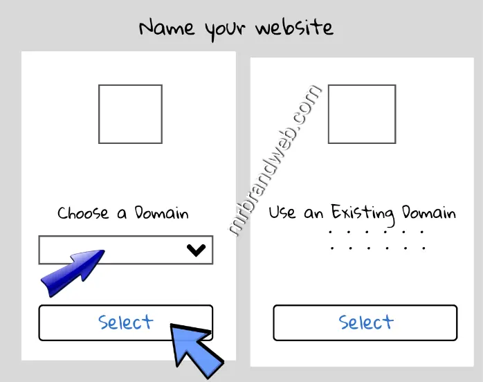 select a domain