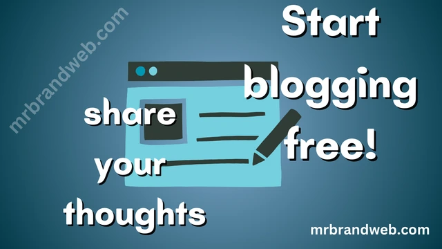 start blogging with no money