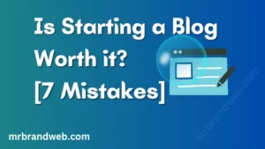 is starting a blog worth it?