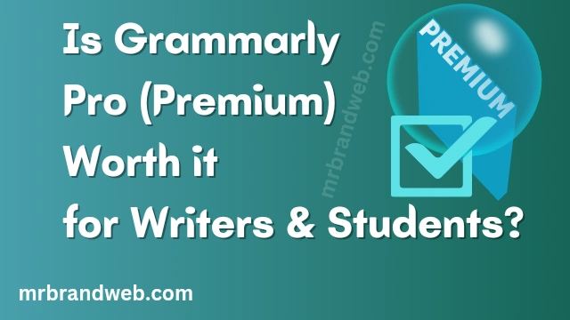 is grammarly pro (premium) worth it for writers & students